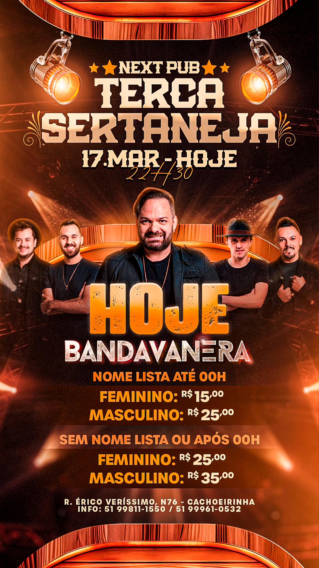 NEXT PUB 17.03 HOJE