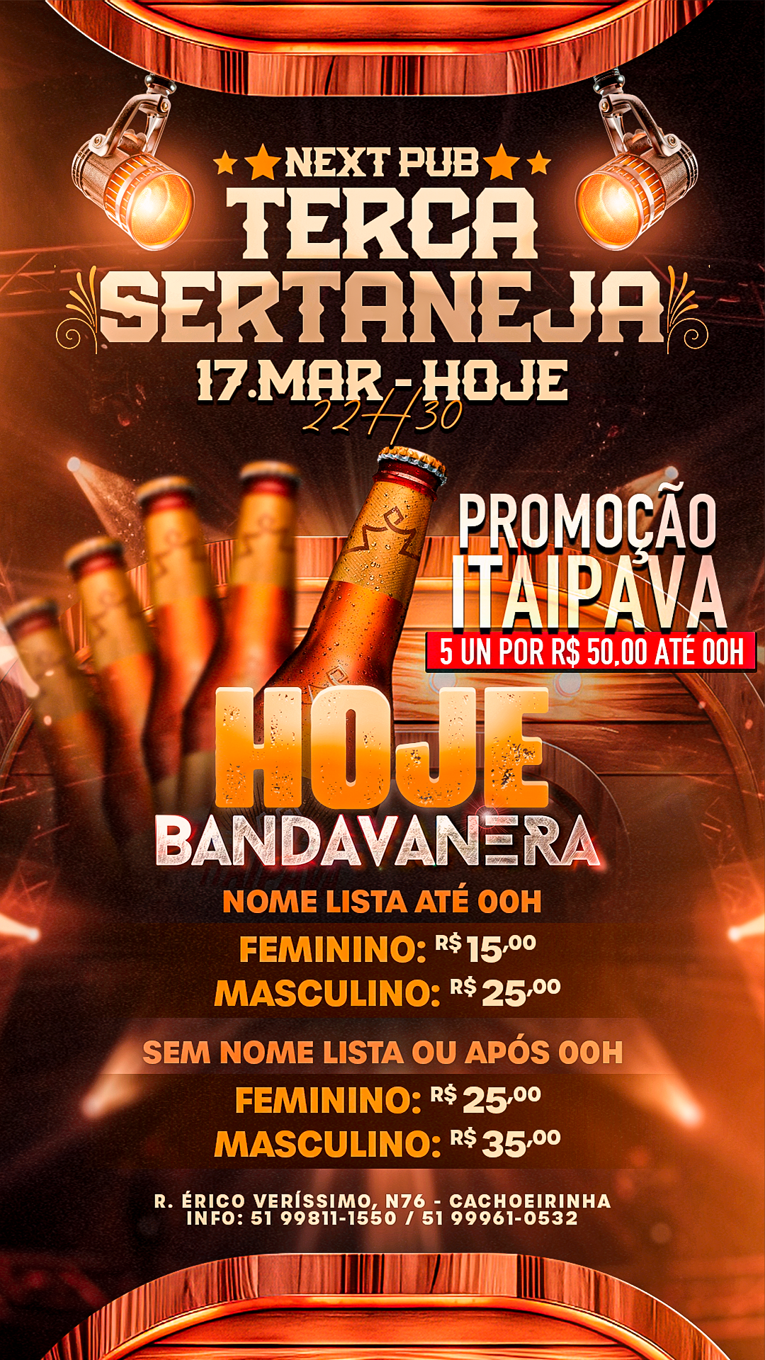 NEXT PUB 17.03 PROMO HOJE